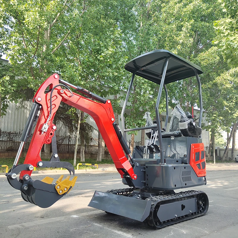 ミニショベル 1.2トン 小型掘削機 1トン 小型掘削機 家庭用農場および土壌削り作業用 中国カスタマイズ RLD-15B