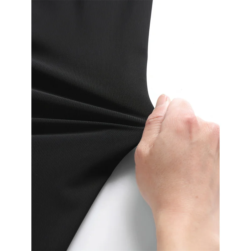 Men's Ice Silk Trousers With High Elasticity And Comfortable Zipper Pockets Casual Training Sports Trousers Sweatpants Man Gift image 5