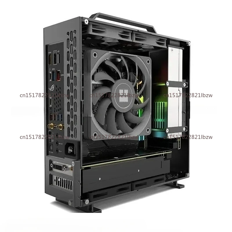 In Stock A24-V5 2.0 Dual Slot Single Display 1U Power Supply Chassis, Double-Sided Chamfering