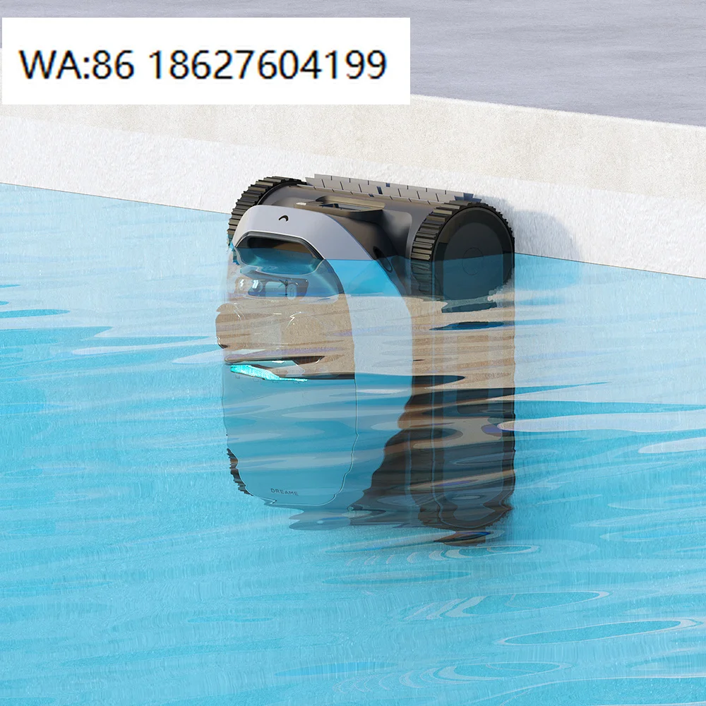 For Swimming Pool Cleaning Robot Automatic High Efficiency Lithium Battery Cordless Eco Friendly 200 Coverage 4 Hours Runtime fo