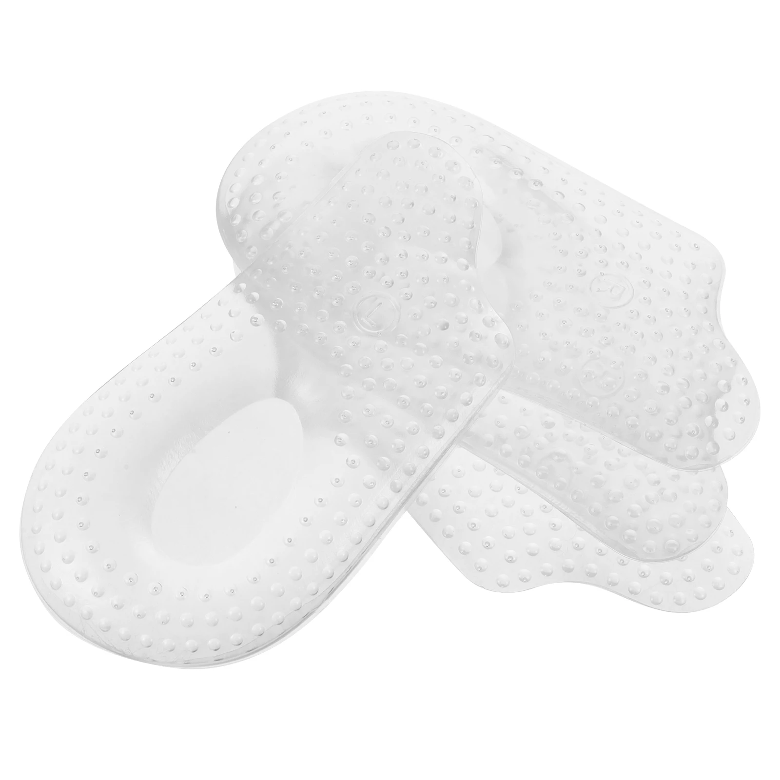 

4 Pcs Silicone Heel Pad Gel Cup High Protectors Pads for Shoes Cushion Insoles Accessory Forefoot