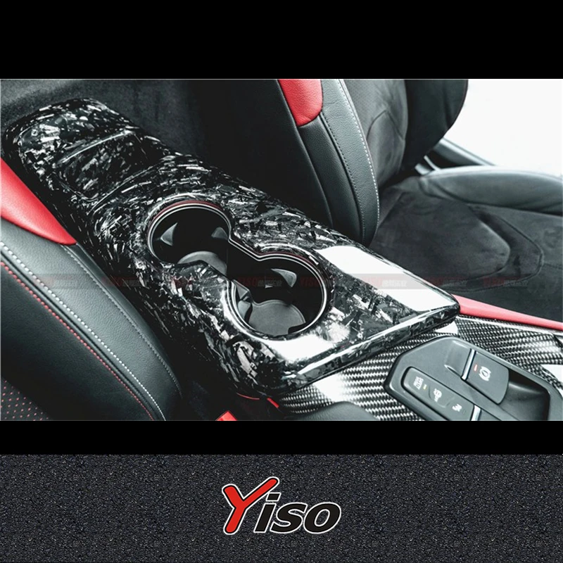 FOR TOYOTA SUPRA A90 Modified Carbon fiber Central water control cup lid