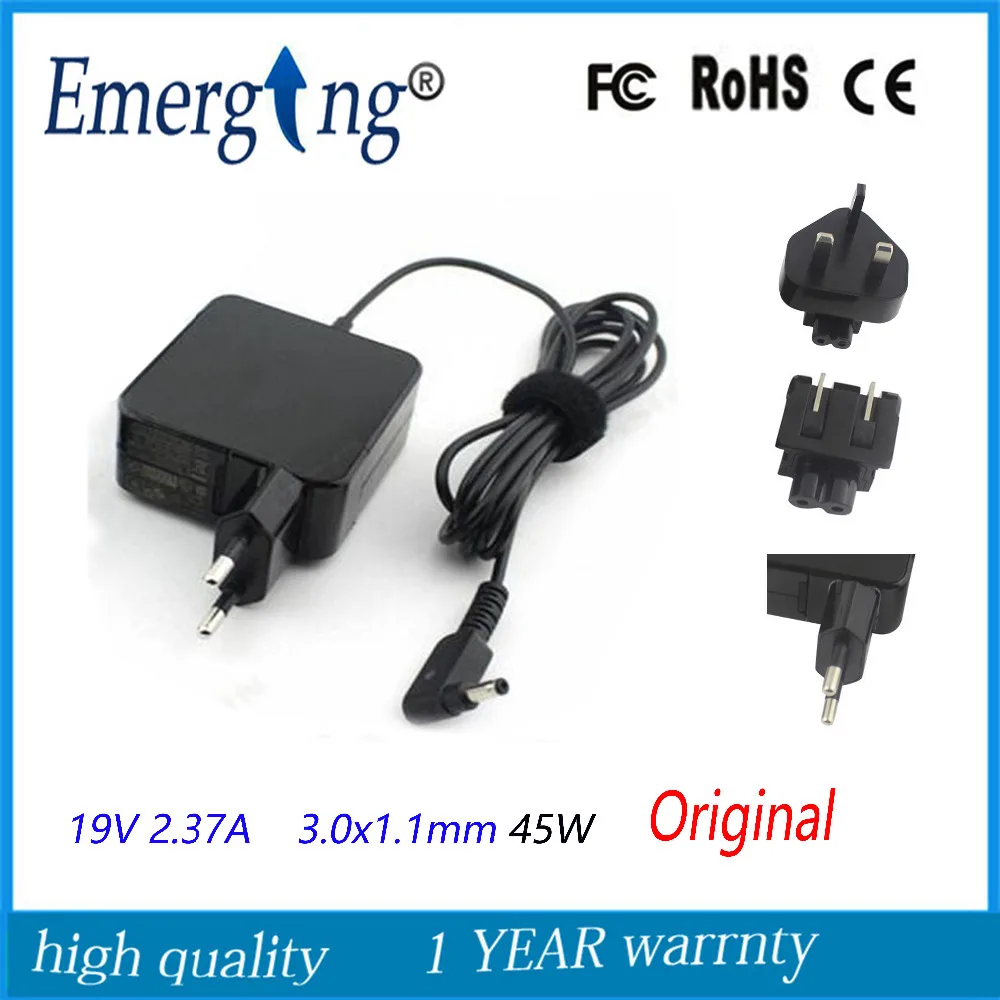 19V 2.37A 3.0x1.1mm Charger Power Supply Original  AC Laptop Adapter For Asus Zenbook UX31E-DH72 ADP-45BWA