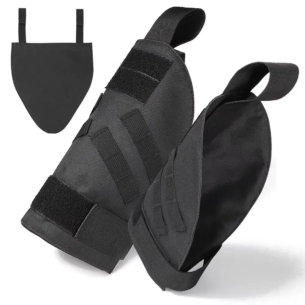 3Pcs Tactical Shoulder&Crotch Guard Kit Molle Shoulder Pads Groin Protector Airsoft Accessories Cover Set for Paintball CS
