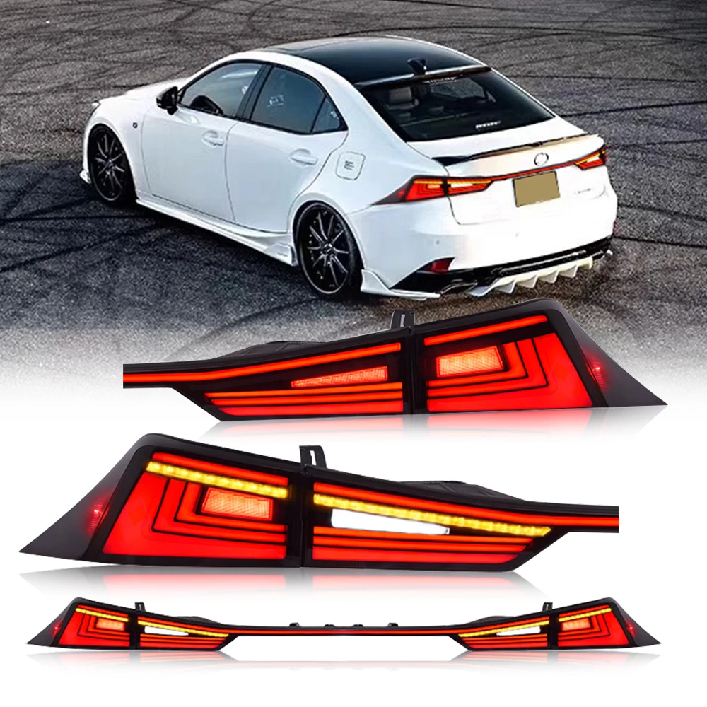 

Taillights For Lexus 2014-2020 IS250 IS300 IS350 IS500 ISF 200T Led Tail Lights Through Lamp Start-up Animation Breathing Lights