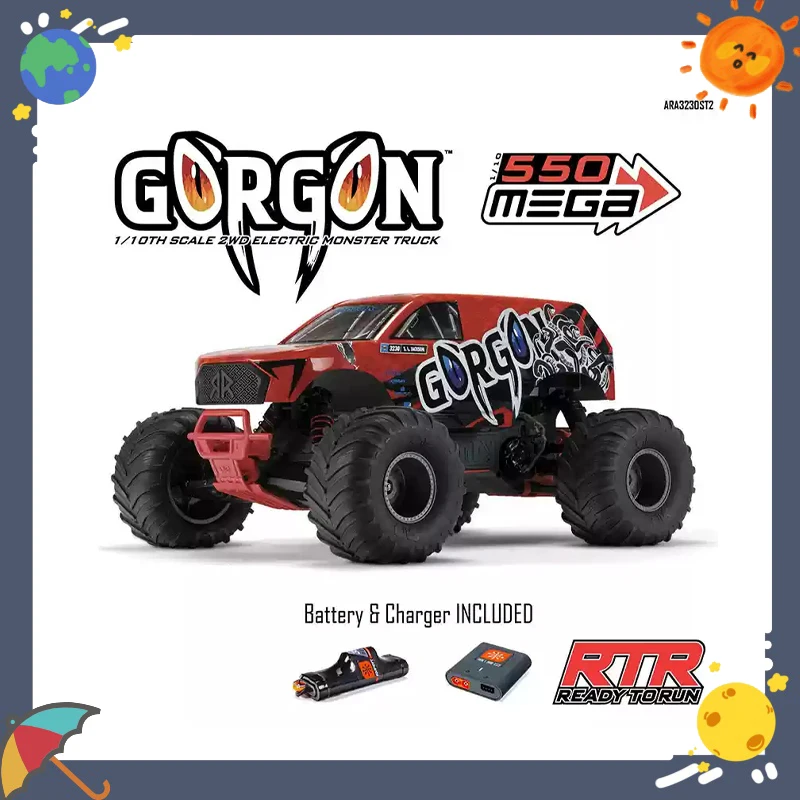 

Arrma 1/10 Gorgon Magic Snake Brushed Rear Drive Off Road Rc Remote Control Electric Model Car With Strong Power Boy Toy Gift