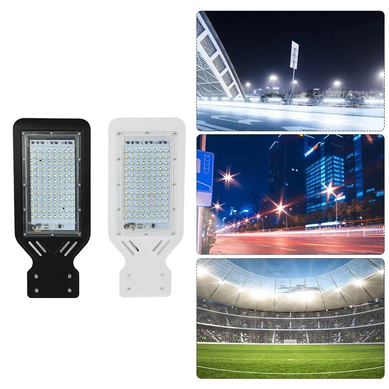 LED ضوء الشارع 100 واط مقاوم للماء IP65 كشاف خارجي AC110V 220 فولت الأضواء حديقة الطريق شارع مسار القطب أضواء الجدار الخفيفة