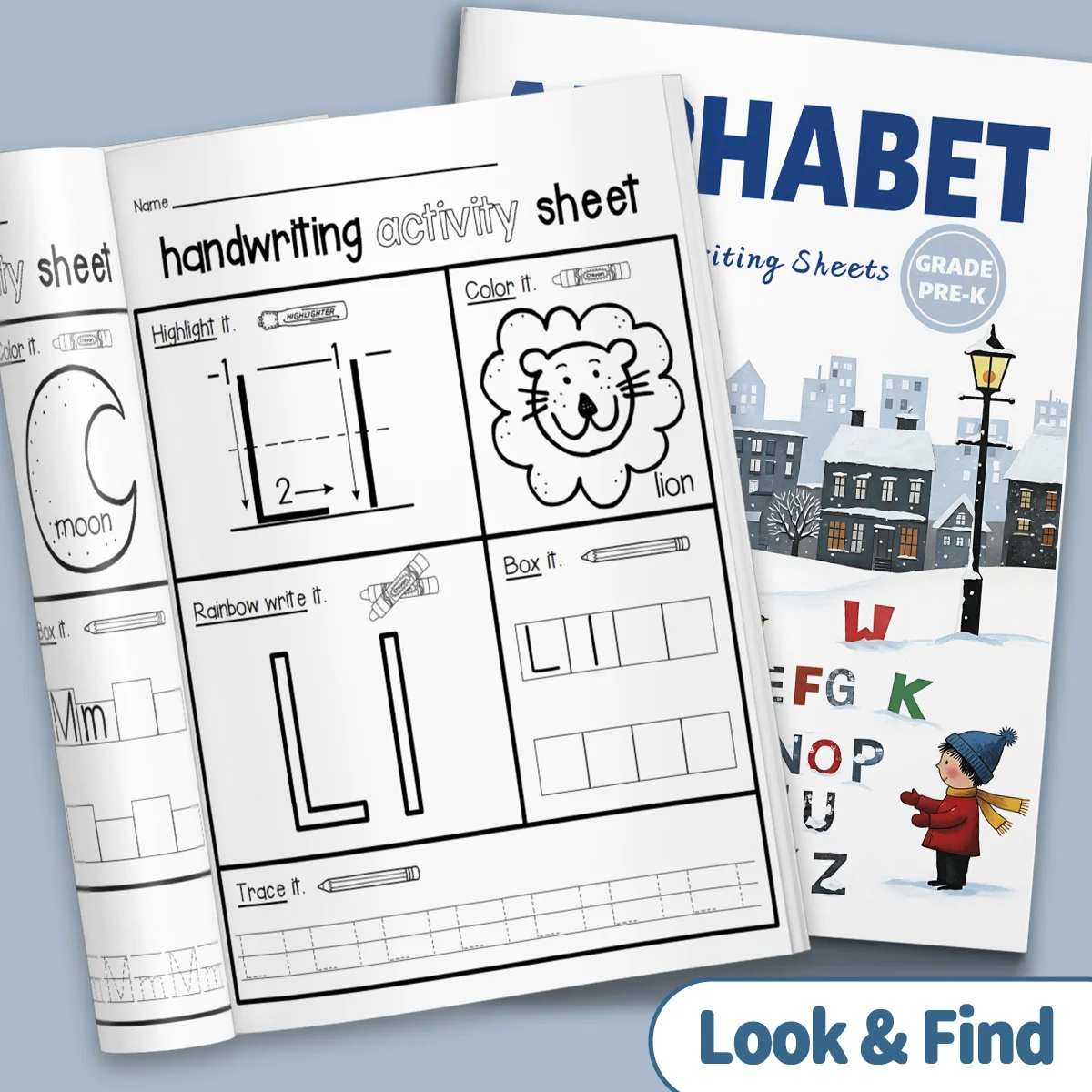 Alphabet and Numbers Tracing Workbook for Kids Activity Book to Practice ABC Letters and 123 Numbers Build Writing Confidence