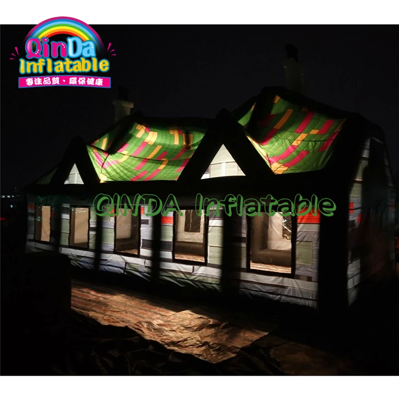 Barra de fiesta inflable LED/tienda de barra de servicio inflable Pub inflable impermeable, casa de Bar de Pub inflable