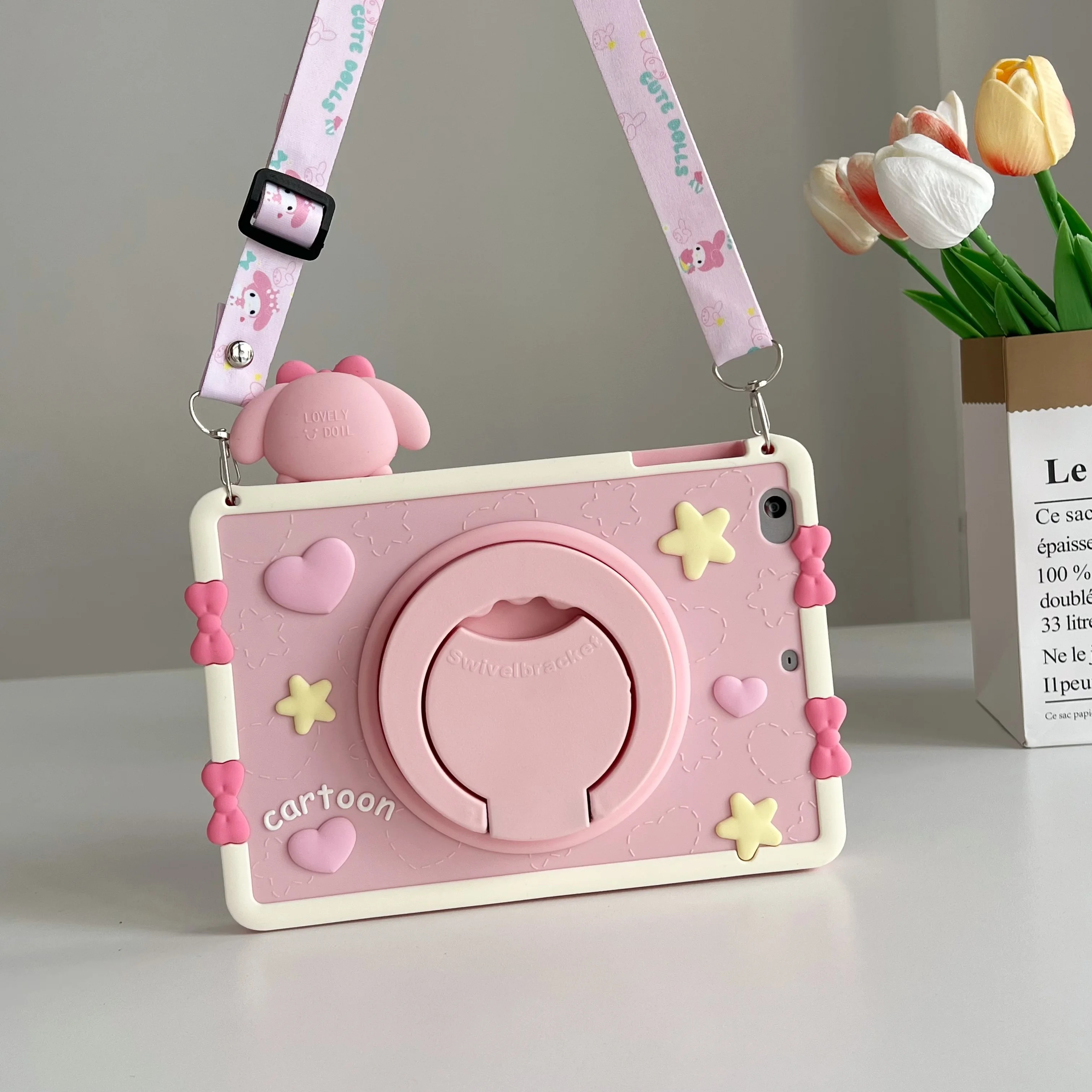 لباد 10.2 7th 8th 9th 10th Gen Air 3 4 5 10.9 Pro 11 12.9 بوصة Mini 6 9.7 A16 2025 بلدي ميلودي الاطفال اللوحي غطاء سيليكون