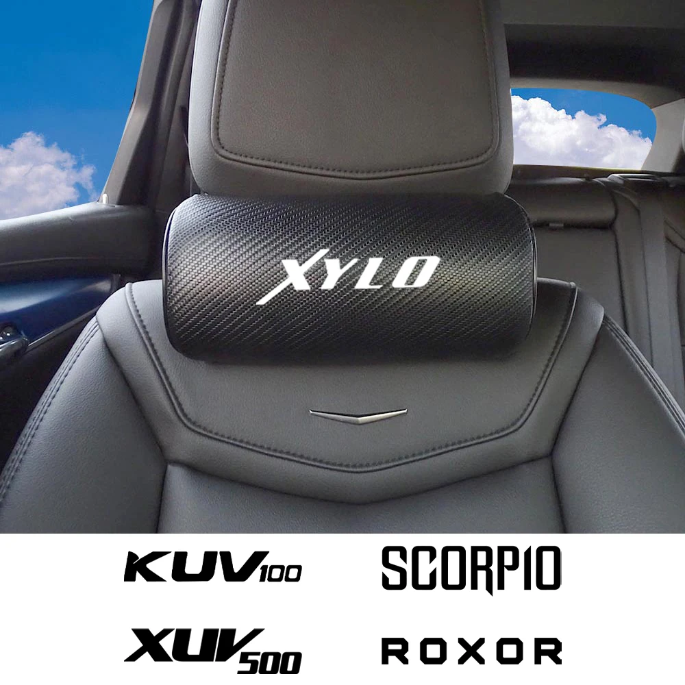 Car Headrest Cushion Car Seat Neck Pillow Neck Protection For Mahindra XYLO E VERITO KUV100 ROXOR SCORPIO XUV500 XUV700 XUV300