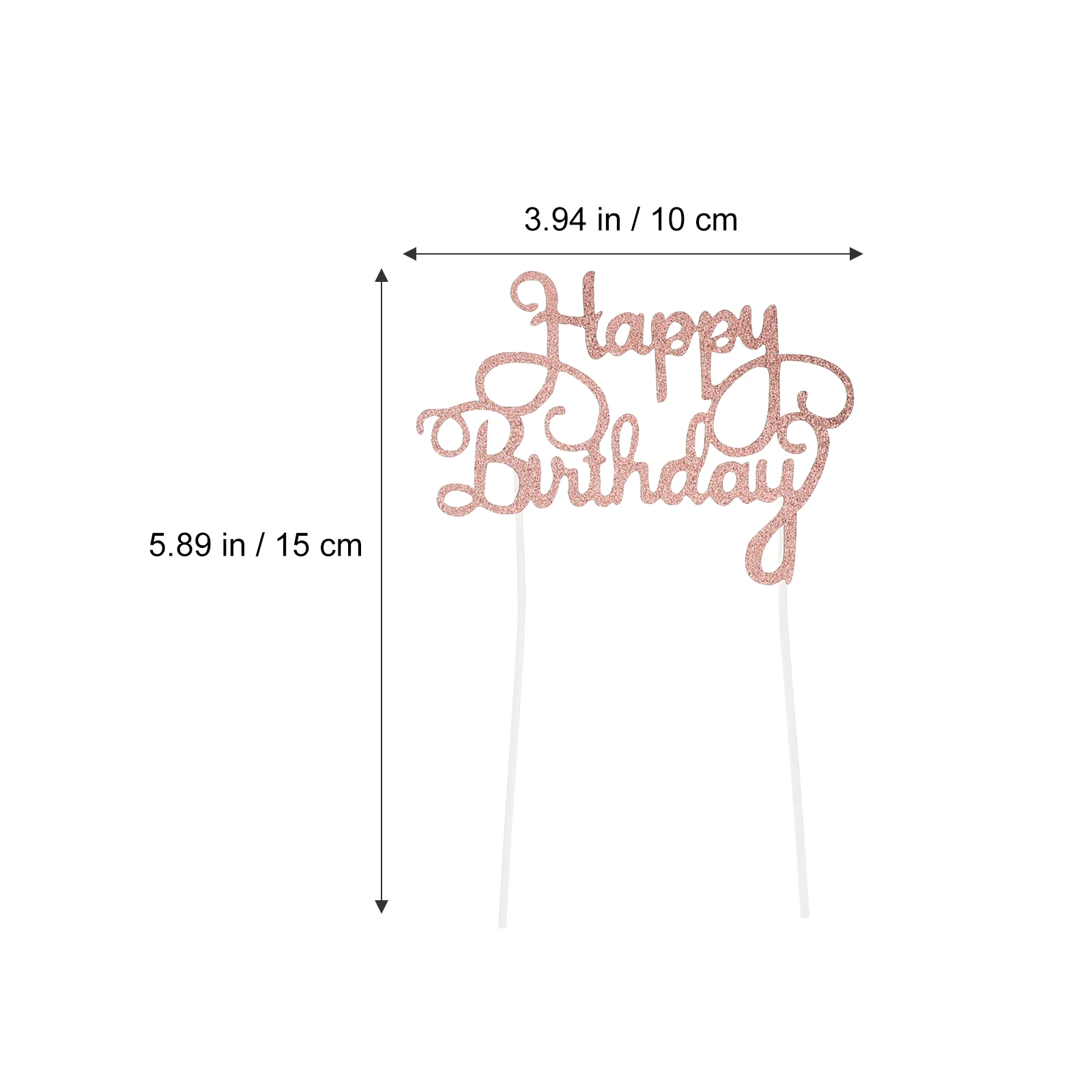 

17 Pcs Cake Insert Set Birthday Cupcake Toppers Party Decorations for Women Glitter Adornment