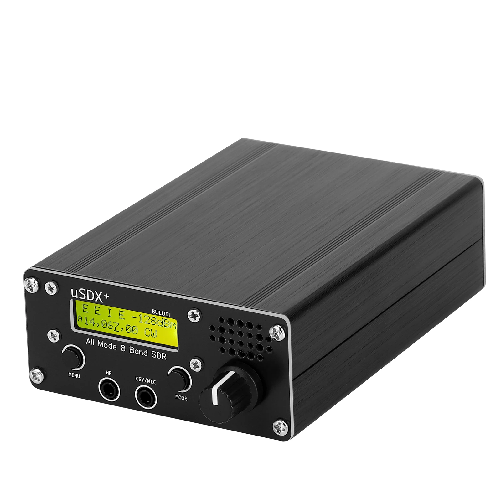 USDR uSDX + Plus V2 10/15/17/20/30/40/60/80m 8 نطاقات SDR جميع الأوضاع عالية التردد SSB QRP جهاز الإرسال والاستقبال BNC واجهة الاتحاد الأوروبي/الولايات المتحدة التوصيل