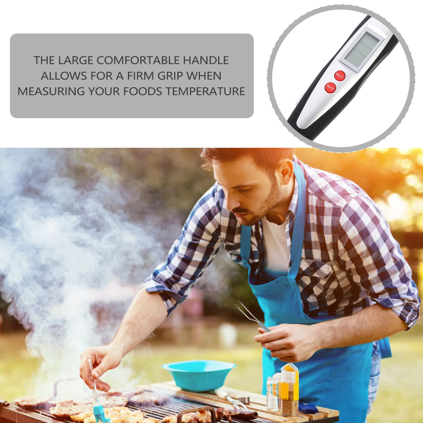 Food Thermometer Webèr Grill Probe for Meat Bbq Thermeter Cooking Kitchen Digital Number Thermometrer Termometr Noix