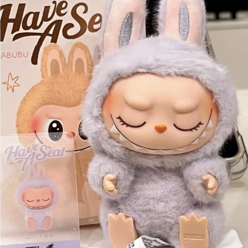 

1:1 Reissue Labubu Anime Figure The Monsters Labubu Sit-Down Party Series Vinyl Pendant Doll Collection Decoration Gifts Toys