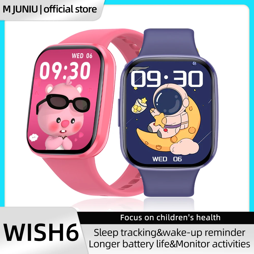 

Child Smart Watch Kids Gifts with Sports Data Tracking Heart Rate Sleep Monitoring Pedometer Course Schedule Custom Dial etc.