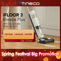 Tineco iFLOOR 3 Breeze Plus Wet Dry Vacuum Cordless Floor Cleaner and Mop One-Step Cleaning for Hard Floors