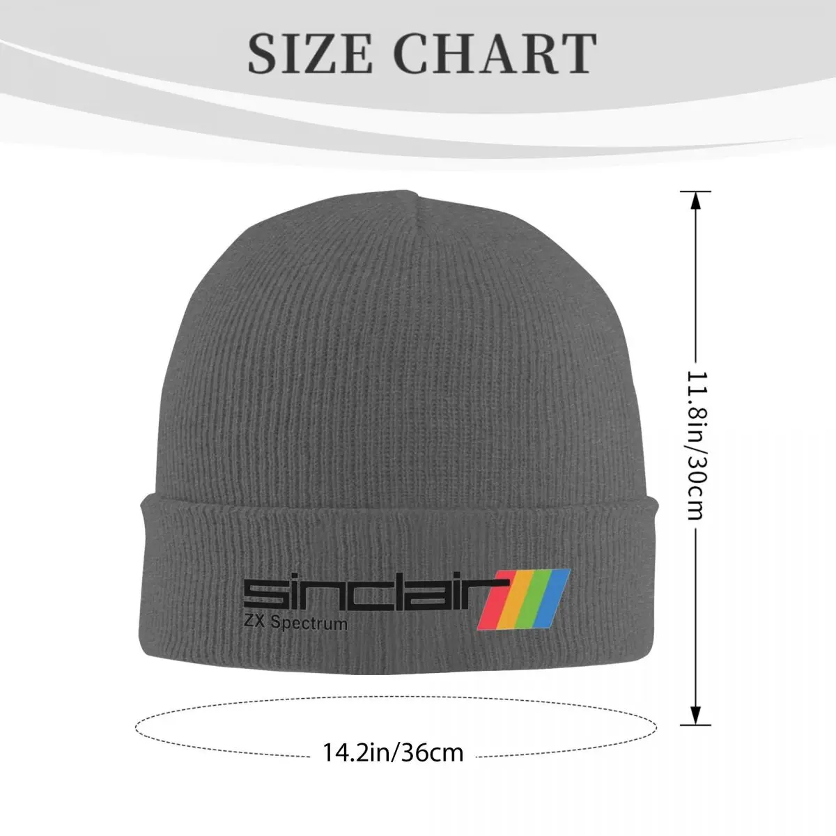 ZX Spectrum Warm Knitted Cap Hip Hop Bonnet Hat Autumn Winter Outdoor Beanies Hats for Men Women Adult