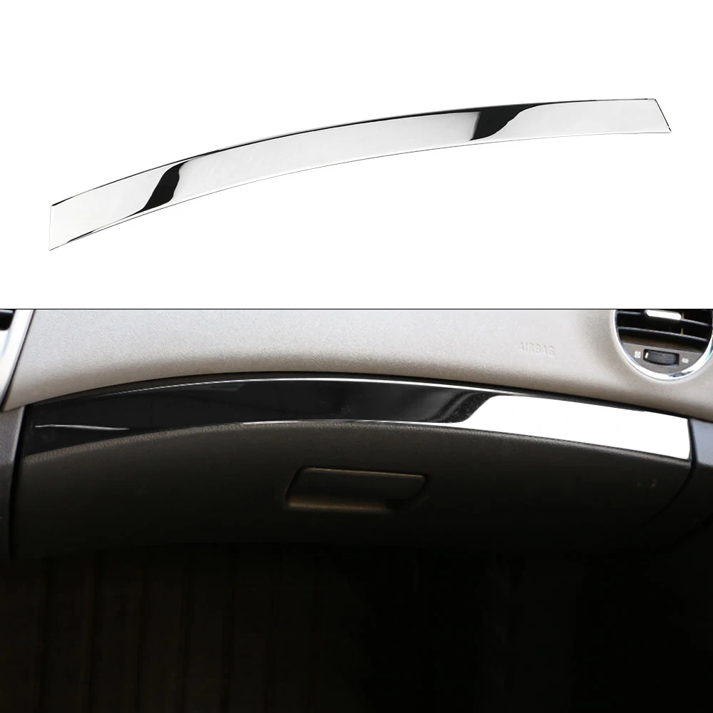 ABS Chrome and Lacquer Car Glove Box Decoration Trim Cover Sticker for Chevrolet Cruze Sedan Hatchback 2009 - 2015 LHD