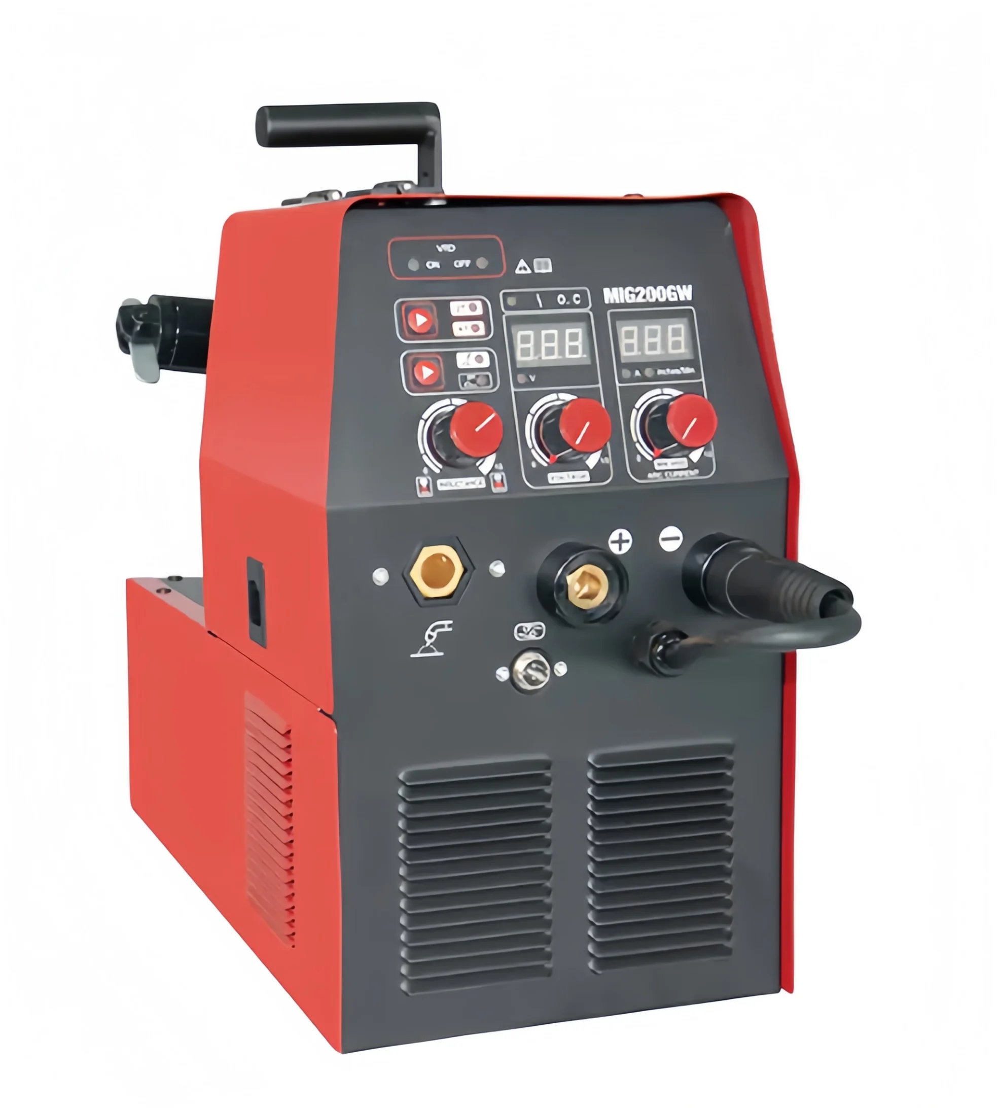 MIG-270 220A 220V IGBT Synergic MIG Welder 4 in 1 Multi-Process Gasless Flux Core 20KG Wire Capacity CE/RoHS