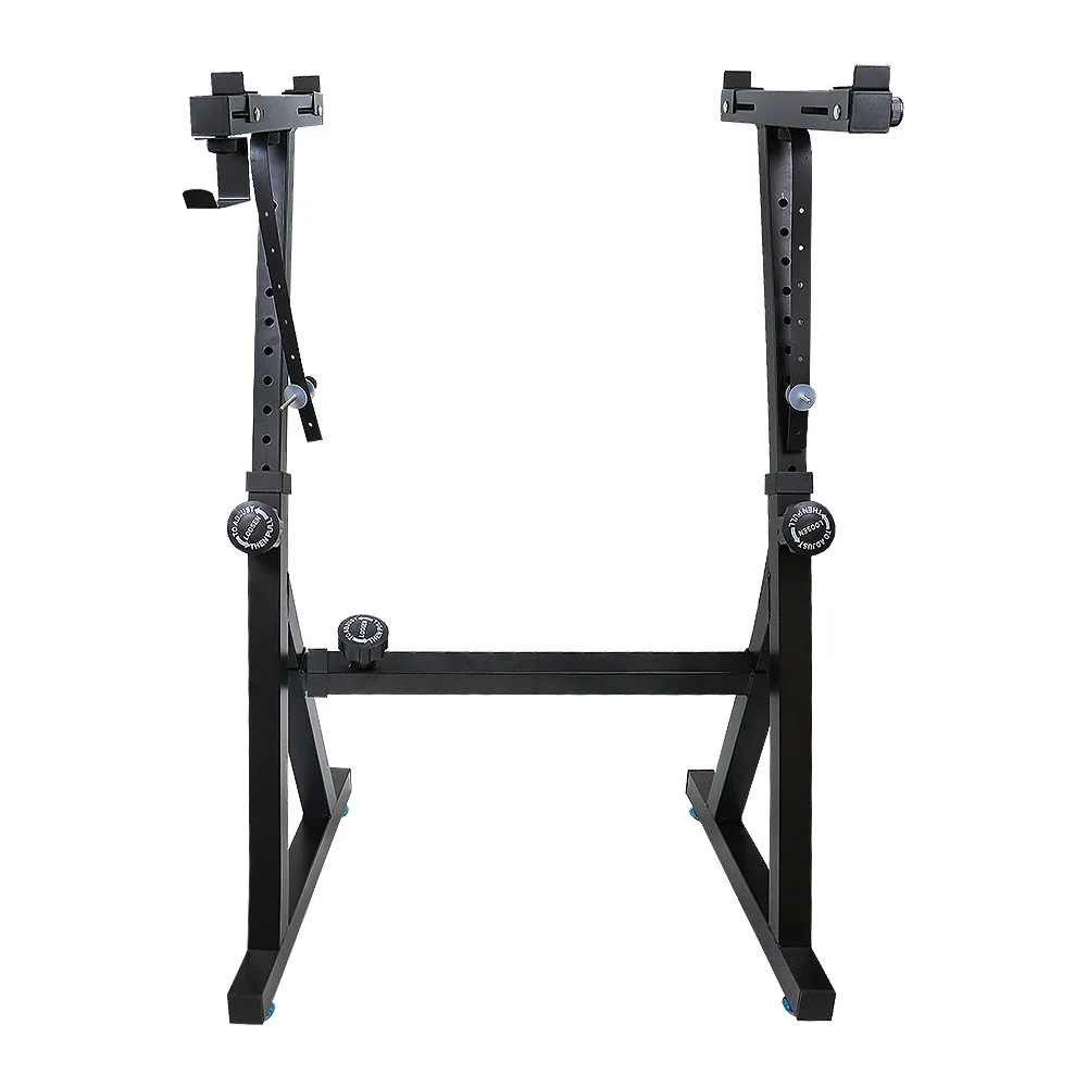 54-88 Key Piano Keyboard Stand Heavy-Duty Z-Stand 4 Wheels Locking Brakes Universal Smooth-Rolling