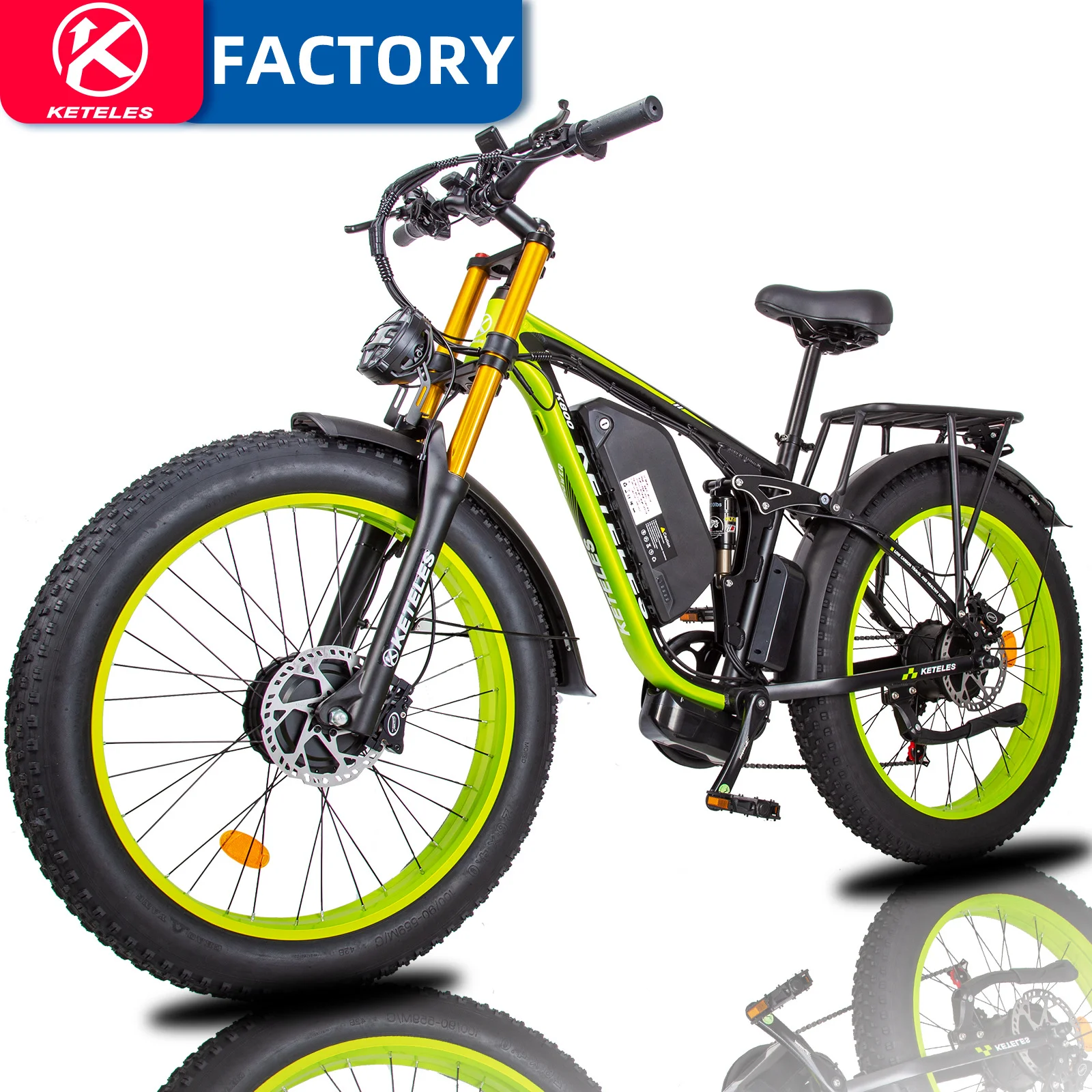 ¿Por qué elegir la bicicleta eléctrica Keteles-K800 Pro 26x2000? Una revisión detallada