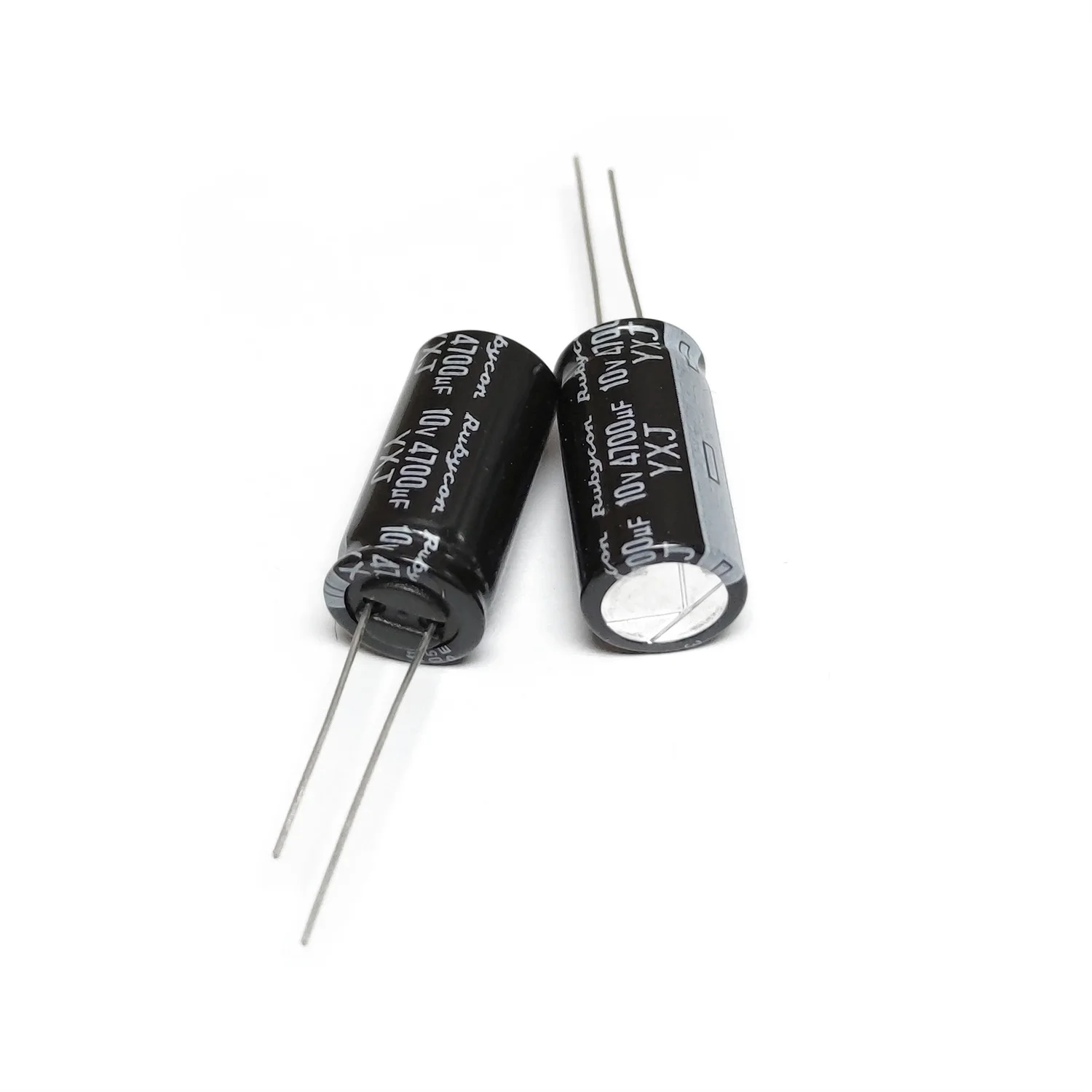 

10PCS 10V4700UF YXJ 12.5X25mm RUBYCON Original New Long Life Low Impedance Aluminum Electrolytic Capacitor 10YXJ4700M12.5X25