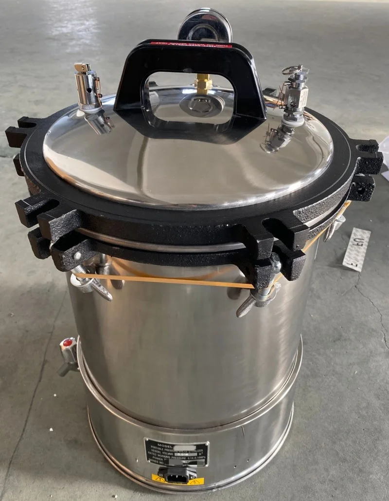 Hot Selling Portable Autoclave 18l 24L With Timer Control