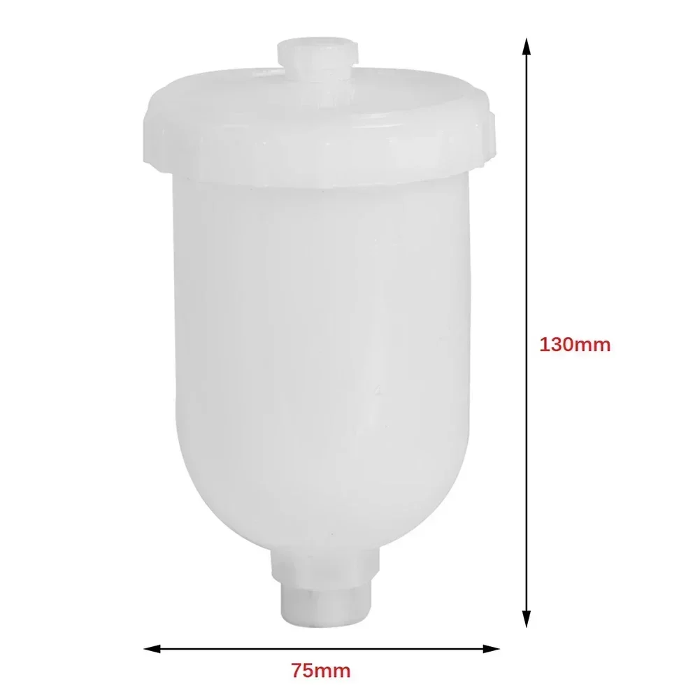 300ML Plastic Spray Paint Cup Sprayer Cup Threaded Connector For H-2000 R-100 HVLP Spray Paint Tool For Spray Gun Parts