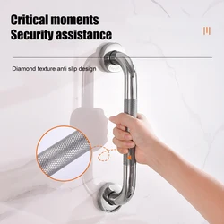 1PC Hot Sale Stainless Steel 300/400/500mm Bathroom Tub Toilet Handrail Grab Bar Shower Safety Support Handle Towel Rack