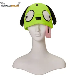 (in stock）Alien Hat Invader Zim Hat Cosplay Costume Green Cute Alien Hat Accessories For Halloween