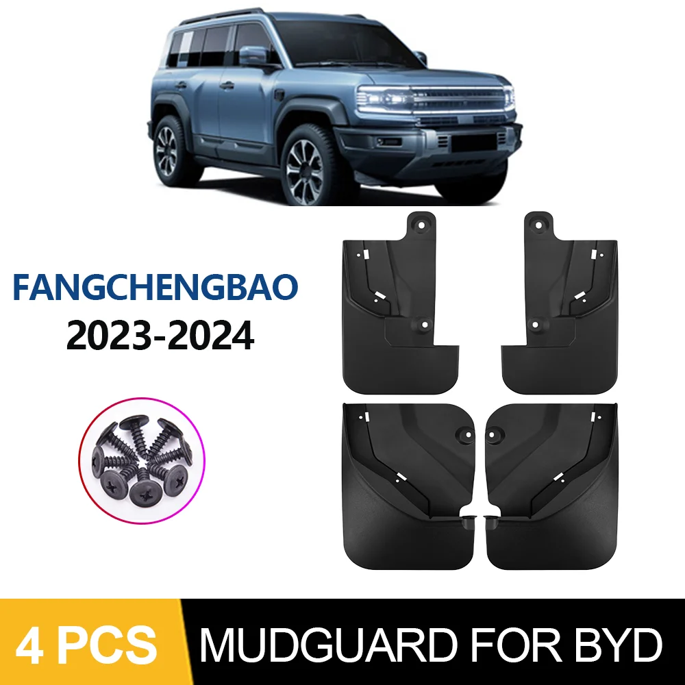 

Car Mudguard Mudflap For BYD Fang Cheng Bao Leopard 5 2023~2024 Fender Mud Flap Splash Front Wheel Parts Guard Cover Accessories