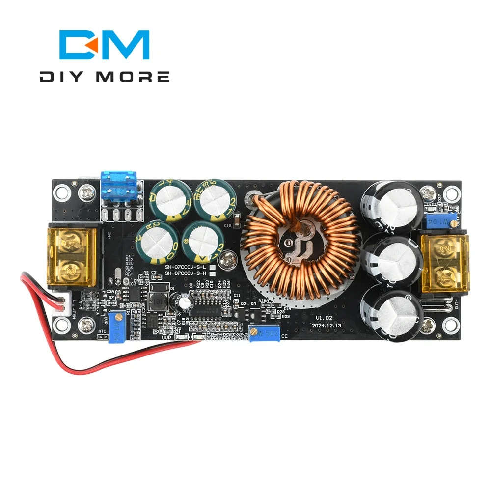 DC-DC 부스트 컨버터 스텝 업 전원 공급 장치 모듈, 가변 전압 충전기, DC 14-60V, 85V ~ 14-90V, 120V, 1200W, 20A