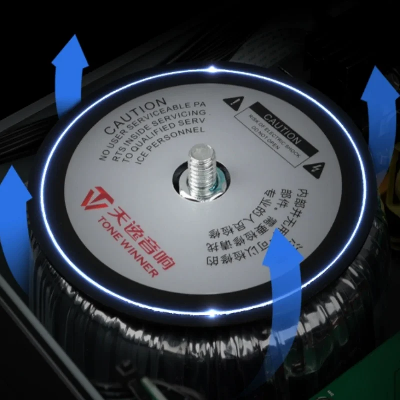 Winnaar AT-2300PRO Eindversterker 4K Panoramisch Geluid 7.3.4 Shadow K High Power AV Cinema Versterker