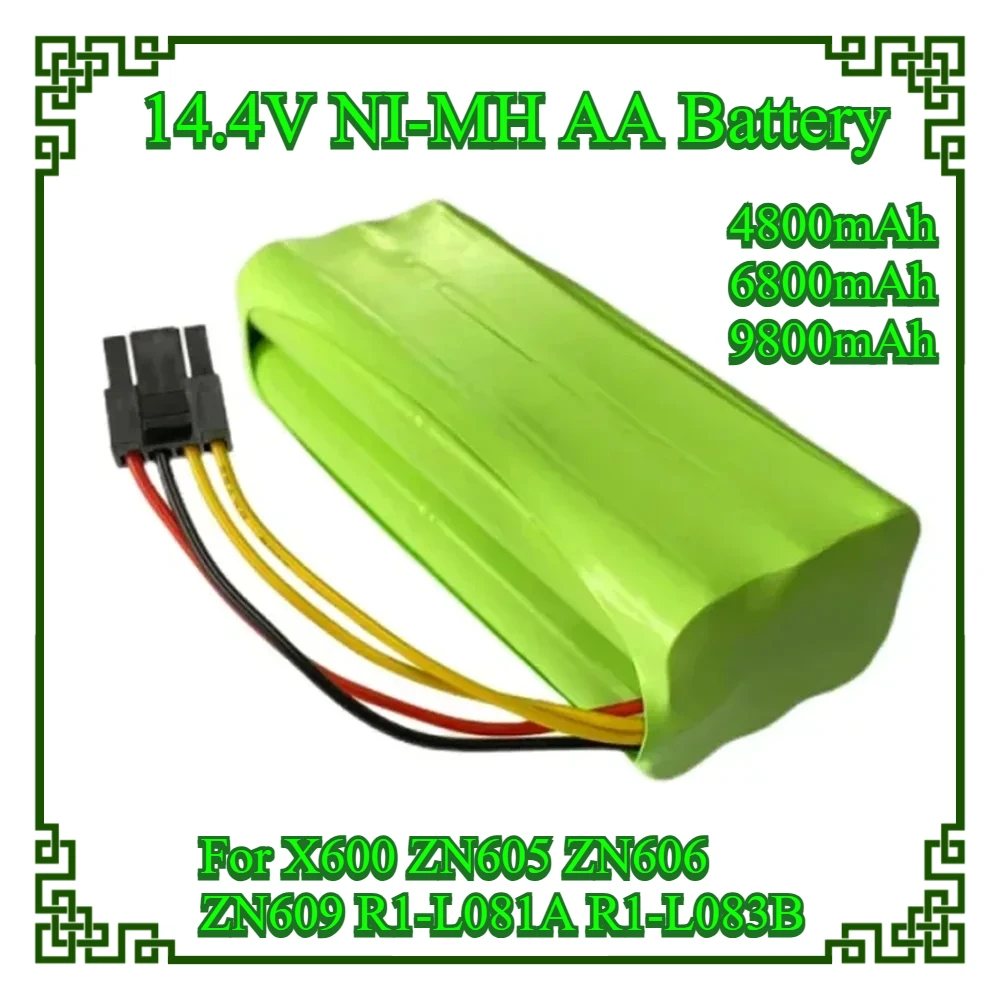 

Vacuum cleaner robot battery VCR03W 14.4V NI-MH AA suitable for Midea VCR03W VCR03 battery Redmond RV-R300 BBK BV3521 RV-R310