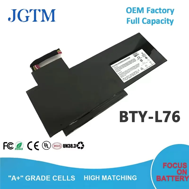 Batteria per Laptop JGTM BTY-L76 11.1V 5400mAh per batterie MSI GS70 20D GS72 6QD 6qe WS7 Schenker XMG C703 AC7260