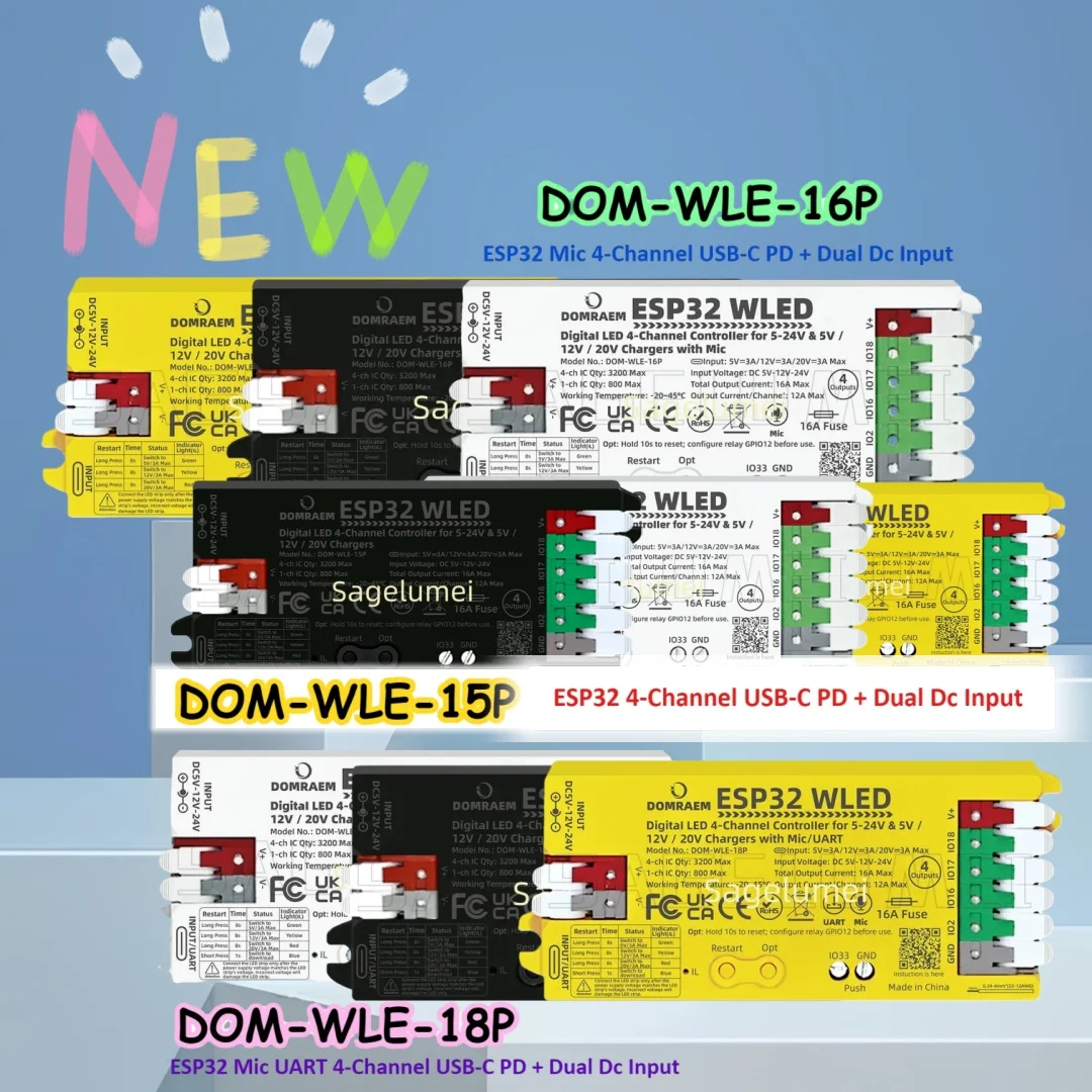 Dual Psu ESP32 Wled…