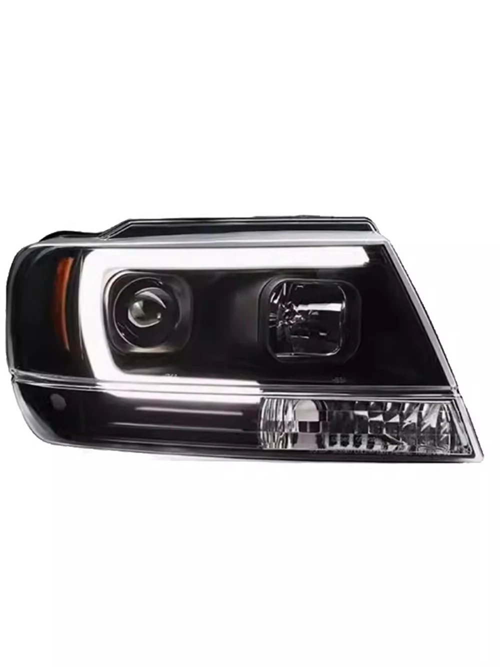 Car Front lamp Headlight assembly For 1999-2004 Jeep Grand Cherokee DRL Daytime Running Light Turn signal 2pcs