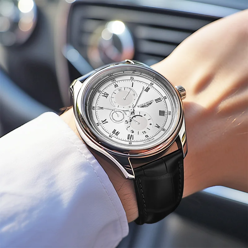

Retro new luxury quartz watch student Korean version simple waterproof fashion trend handsome men's watch birthday gift