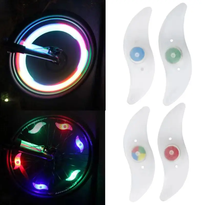 Bicycle LED Bike Wheel Light Bicycle Safety Warning Ligh LED Flash Spoke Light Lamp Outdoor Cycling Lights