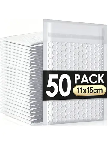 White Self-Sealing Bubble Envelopes Bag Waterproof Mailers Shipping Envelope Pouch Packaging Bags Storage Organizer Wholesale