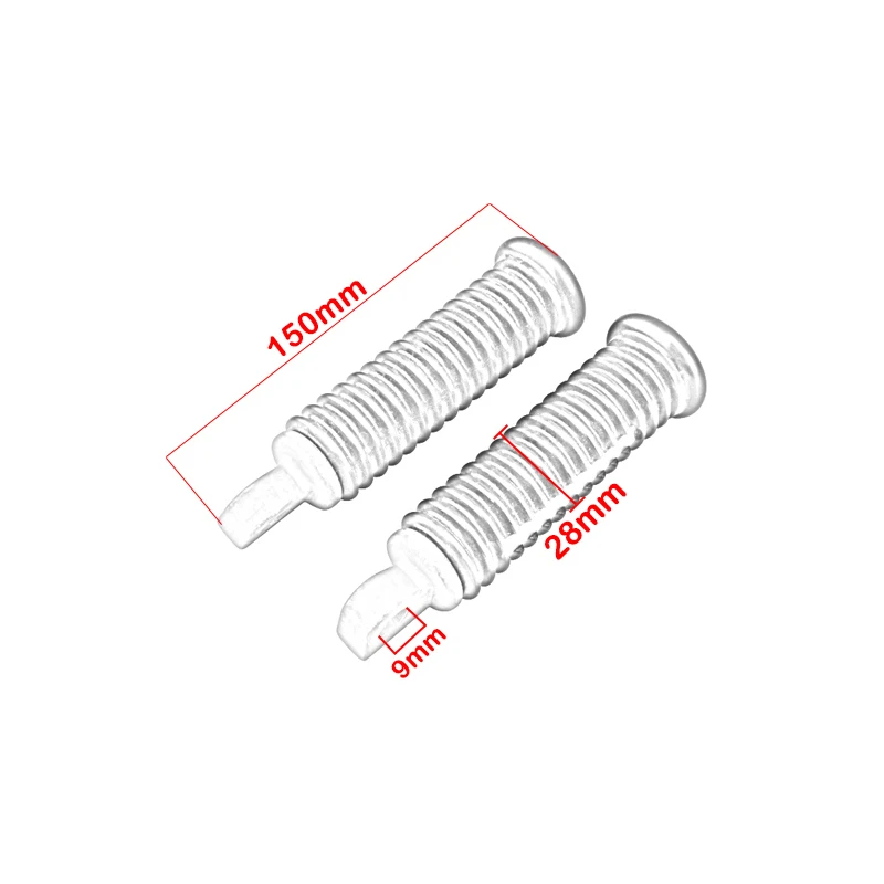 1 Pair Footpeg Motorcycle Passenger Rear Foot Peg Footrest For Harley Sportster Iron Touring Custom Dyna Fat Bob Softail Fat Boy