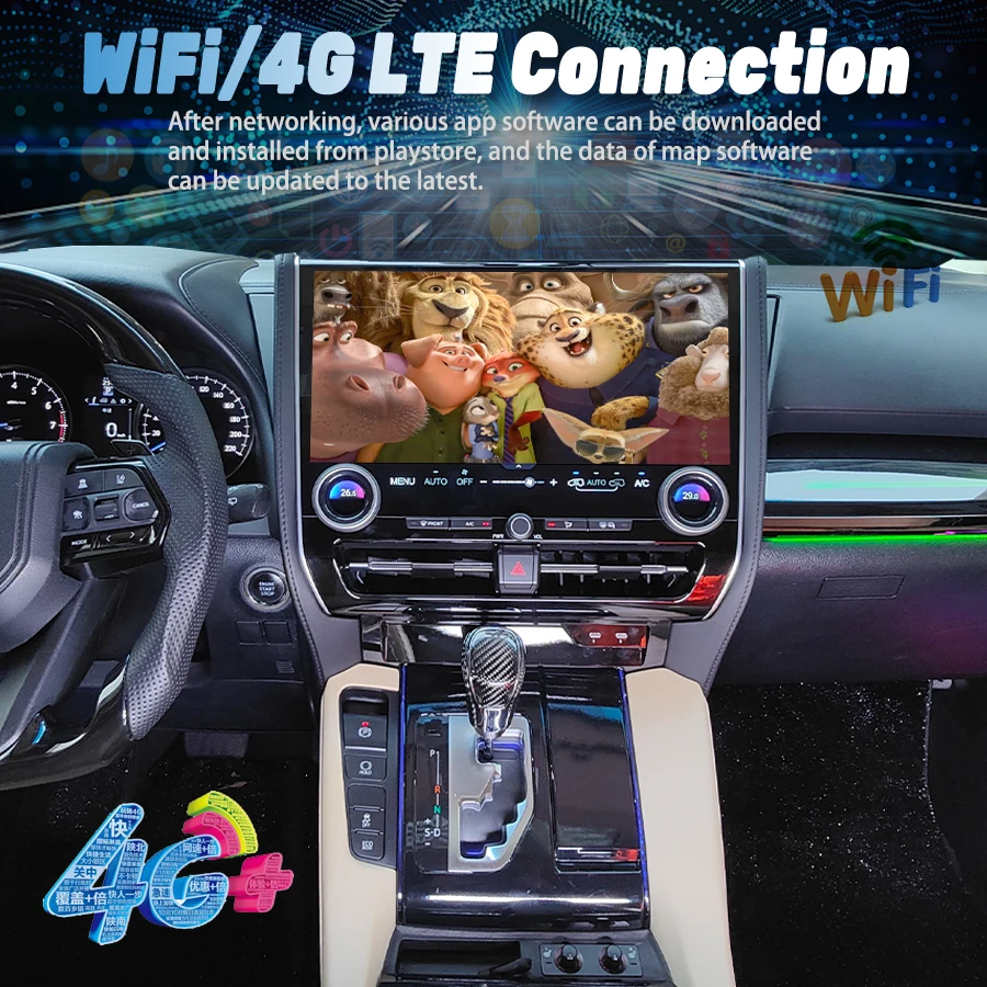 راديو سيارة 15.7 بوصة لسيارة Toyota Alphard 30 Series 35 Series 2015-2019 ترقية إلى 40 Series 2020 2021 مشغل وسائط متعددة Carplay GPS