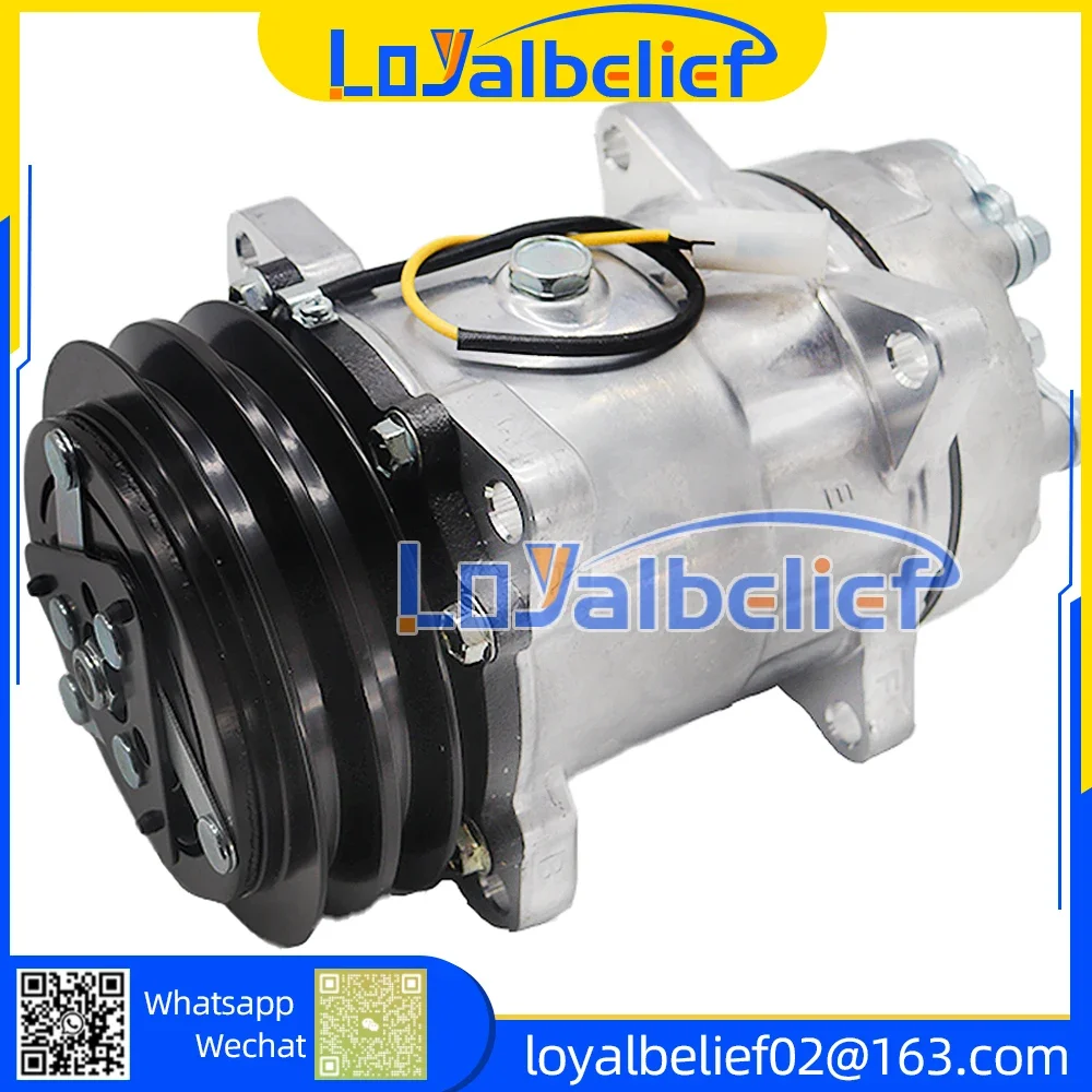 

AC Air Conditioning Compressor For Volvo Wheel Loader Excavator 14518640 15082742 11104419 11412632 14506862 9011412632 14649606