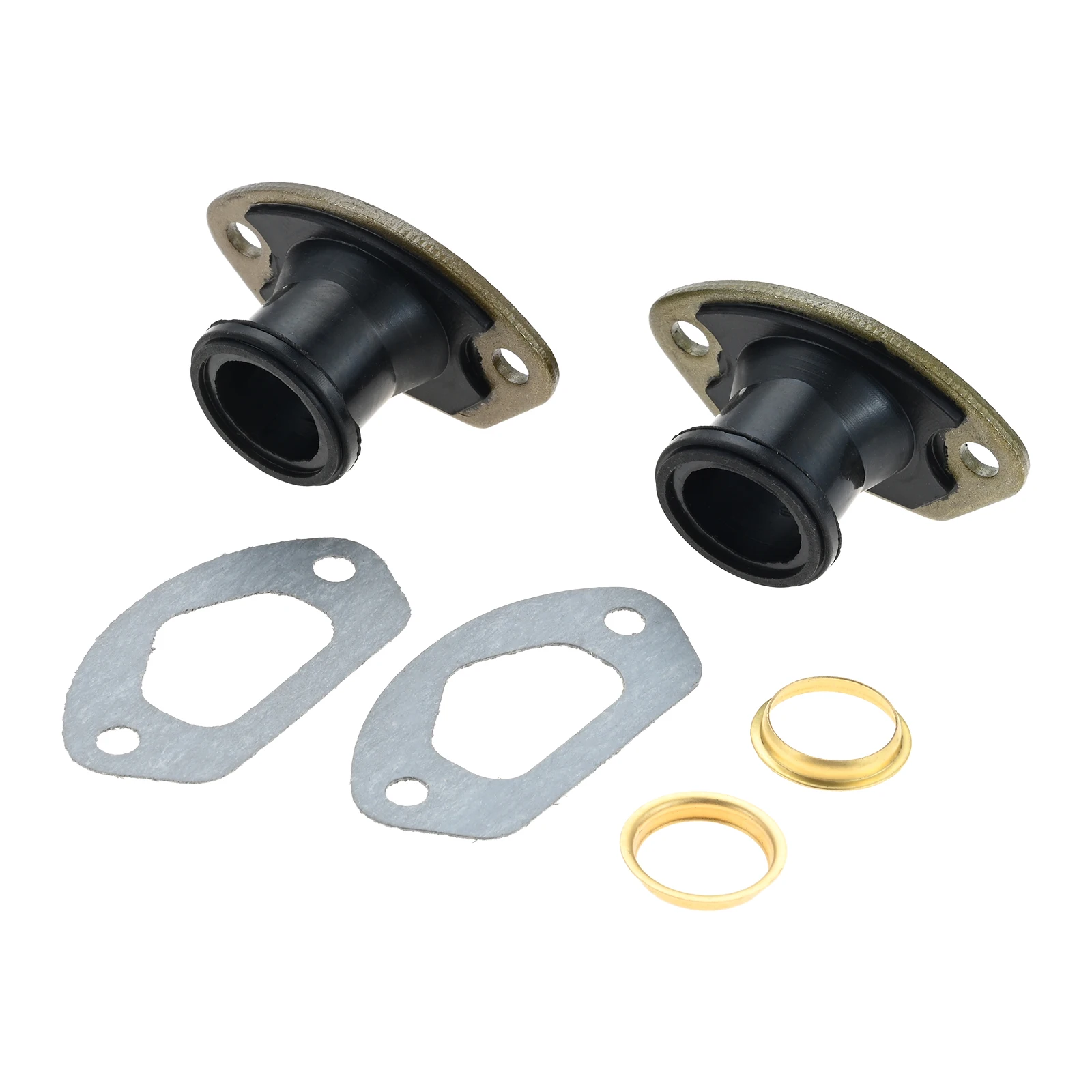 2 Sets Chainsaw Parts Exhaust Intake Manifold With Ring & Gasket For 45CC/4500 52CC/5200 58CC/5800 Chinese Chainsaw Parts.