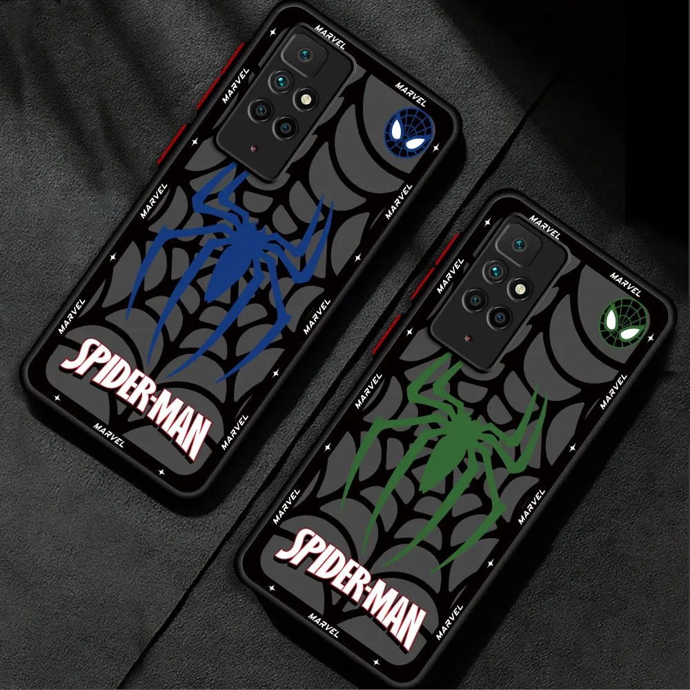 Marvel Spider Man LOGO Phone Case for Xiaomi Redmi A1 Plus 9T 9i 12C 9 9C 10 12 5G 10A 9A 13C A2 K40 Pro 10C Matte Cover