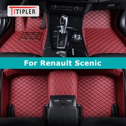 TITIPLER Custom Car Floor Mats For Renault Scenic Auto Carpets Foot Coche Accessorie