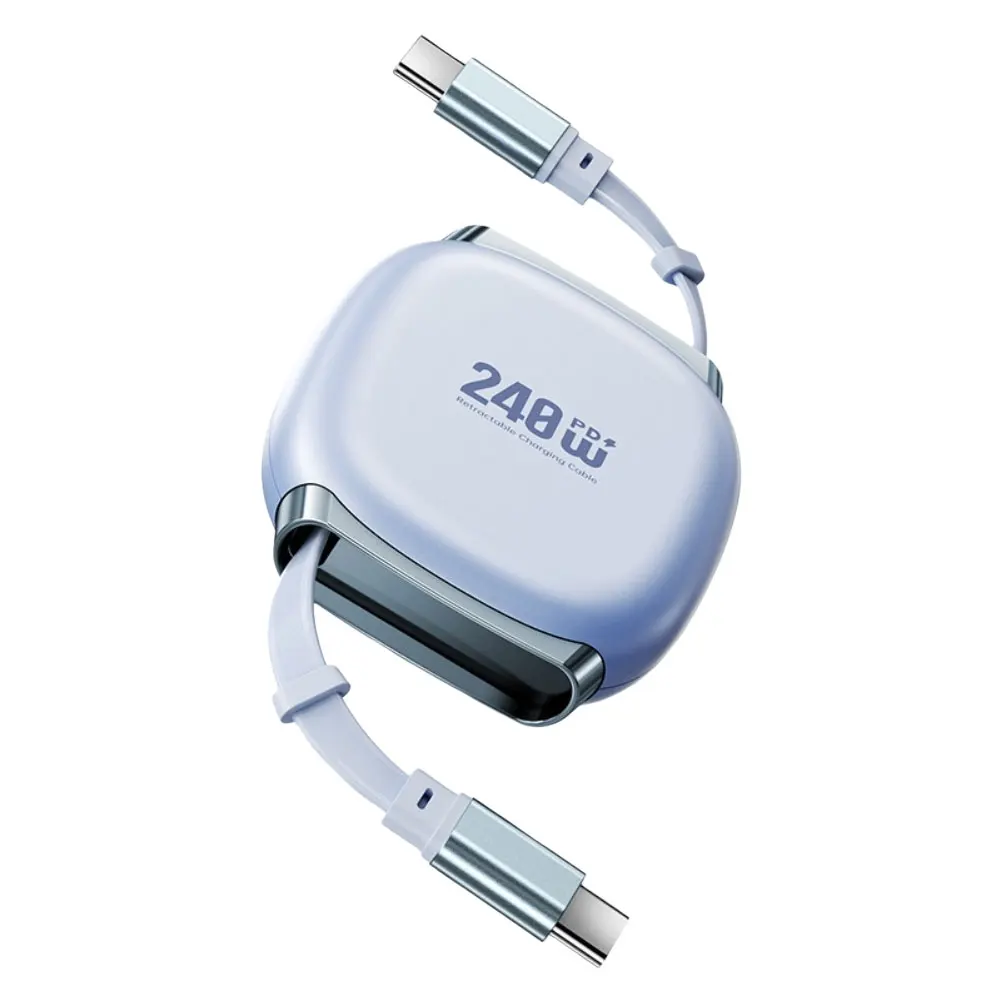 Fast Charging 240W USB C Cable PD3 1 Retractable Design Magnetic Feature Four Length Options for Various Devices