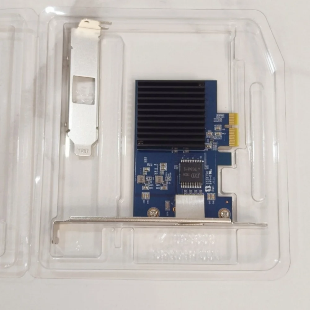 بطاقة 10G RJ45 LAN لخوادم Realtek8127 PXEenabled PCIe 4.0 1X واجهة مع ميزة استيقاظ الشبكة