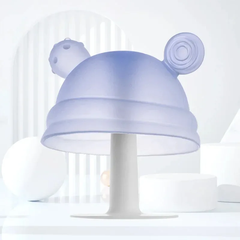 Mushroom Shape Silicone Toothpaste Stick, Portable Tooth Cleaning Stick For Kids Adults, Fun Design Dental Care Tool